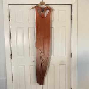 Young Fabulous & Broke Ombre Maxi Dress - Orange and Brown